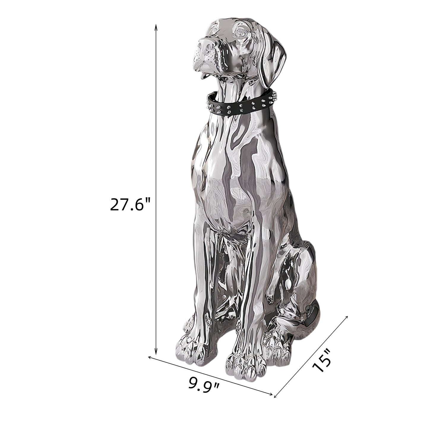 Light Luxury Golden Retriever Art Sculpture Home Decor