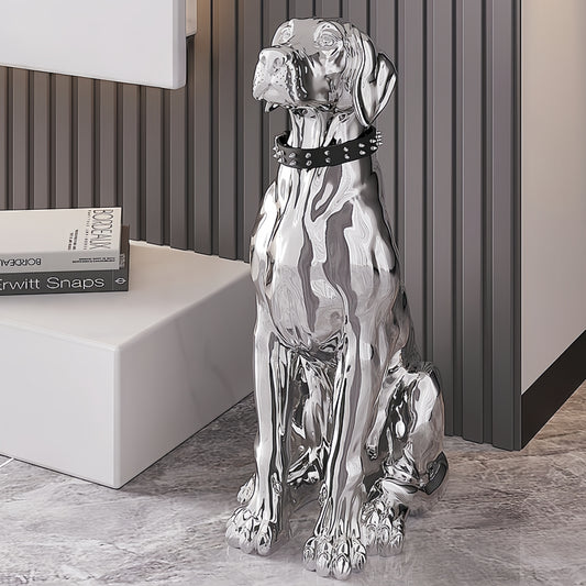 Light Luxury Golden Retriever Art Sculpture Home Decor