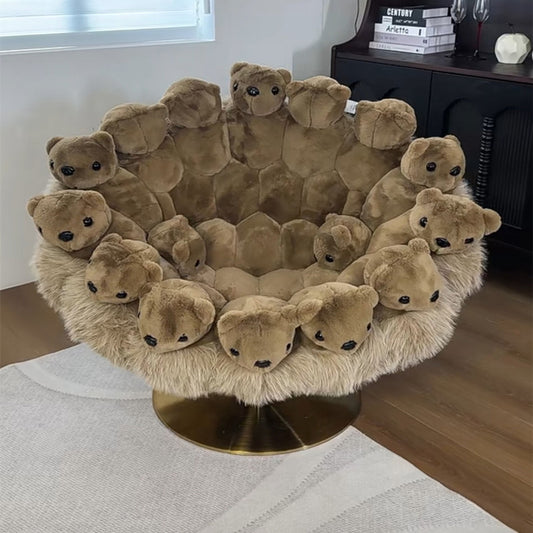 Bear Doll Single Chair