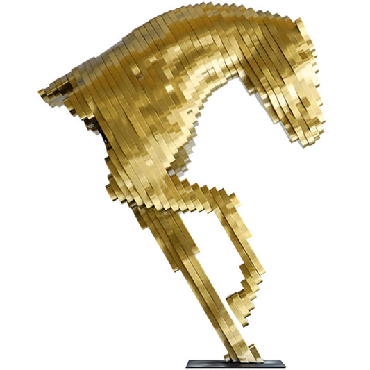 The Sculpture Of A Galloping Horse